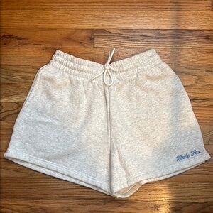 White fox lounge shorts